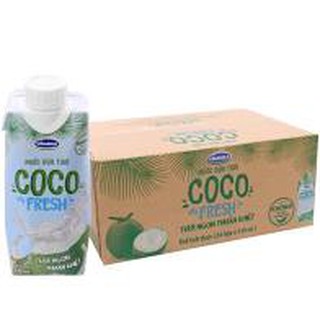 Nước Dừa Coco FRESH Thùng 24 Chai x330ml