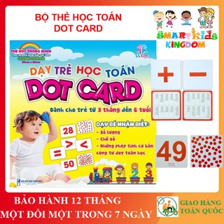 Dot Card - Bộ Thẻ Flashcard Dạy Trẻ Học Toán Theo Phương Pháp Glenn Doman Từ 3 Tháng Đến 6 Tuổi