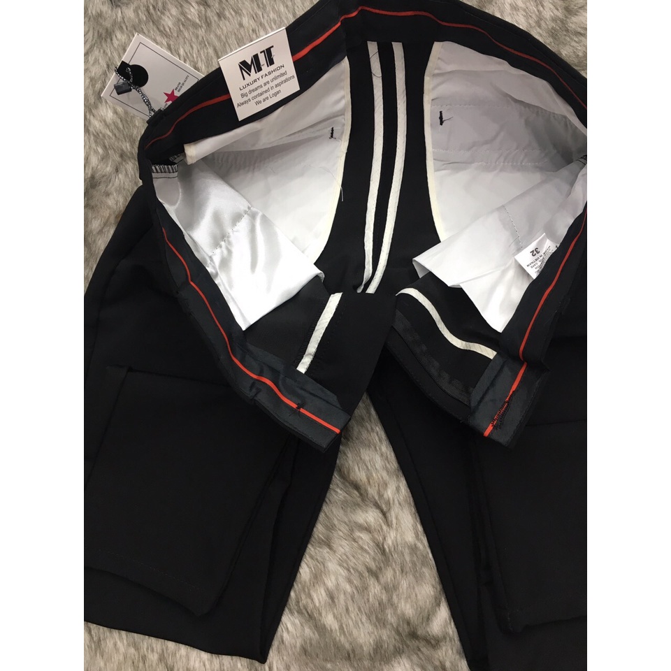 Quần Tây Nam Màu Đen Phom Ôm Ống Côn Phù Hợp Cho Học Sinh Và Dân Công Sở