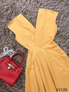 Đầm lụa dúm siêu xinh