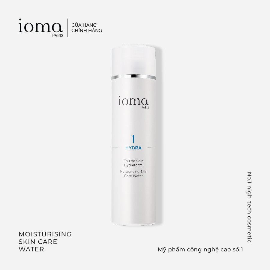 Nước cân bằng độ ẩm và bảo vệ da Ioma Paris Moisturising Skin Care Water - 200ml