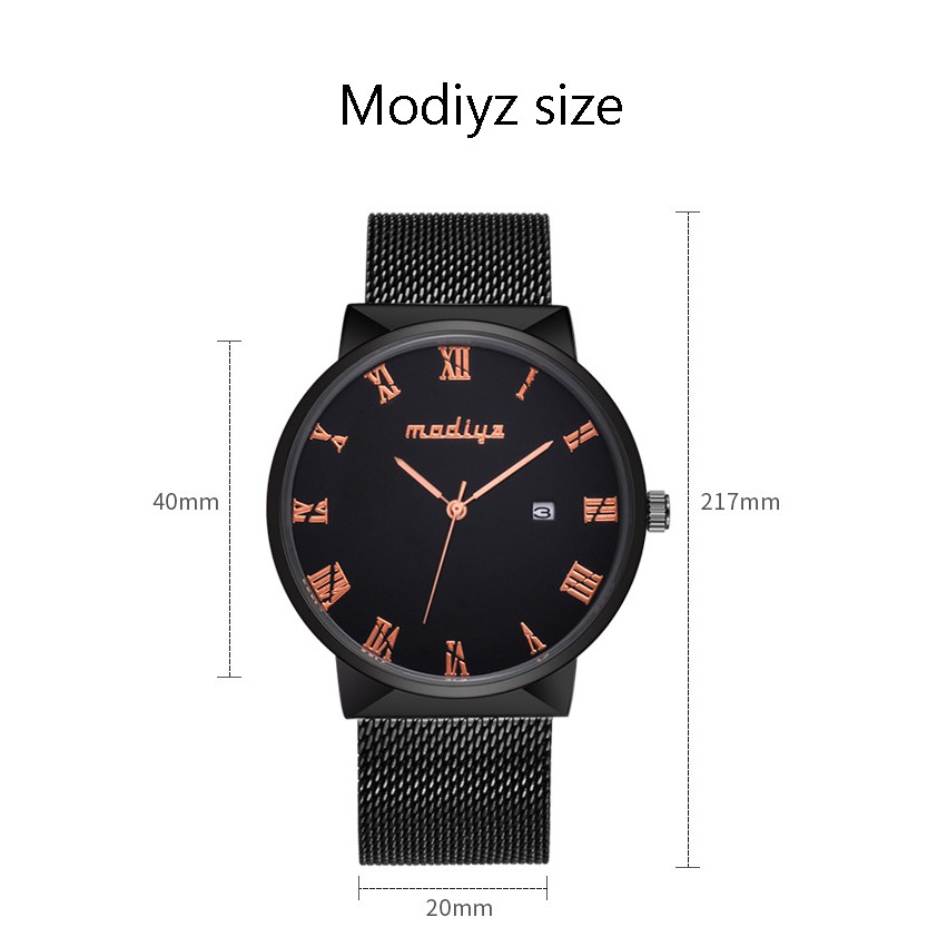 Đồng Hồ Nam Cao Cấp Modiyz Dây Đeo Thép Không rỉ chất lượng cao | BigBuy360 - bigbuy360.vn