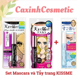 Set Mascara và tẩy trang Kiss Me Heroine
