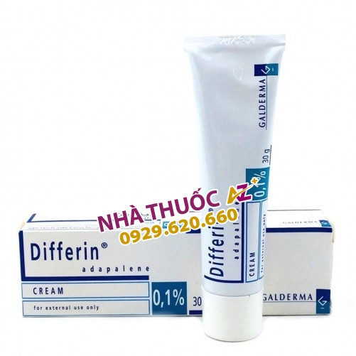 Differin 0,1% Gel bôi mụn Differin của Pháp (Tuýp 15g)