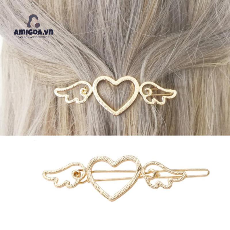 Kẹp Tóc Hình Trái Tim Có Thể Điều Chỉnh Kích Thước