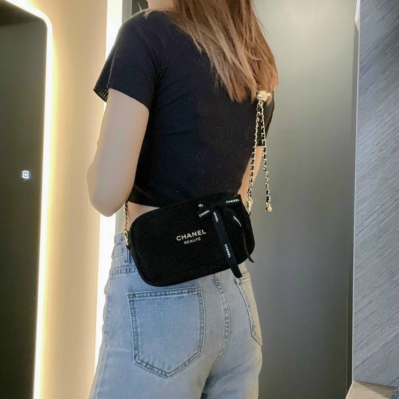 ♥️ Túi Cha. nel Gift  perfume phối dây phụ kiện size 20cm