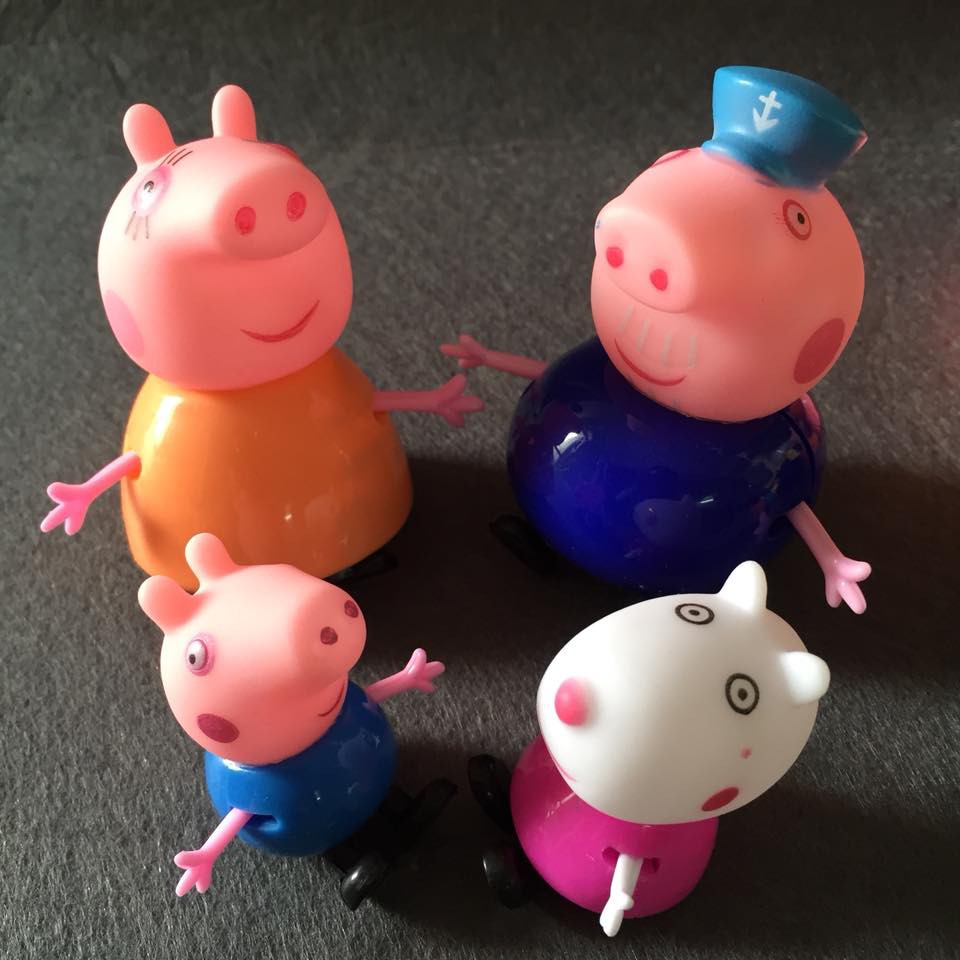 Mô hình 25 nhân vật hoạt hình Peppa pig