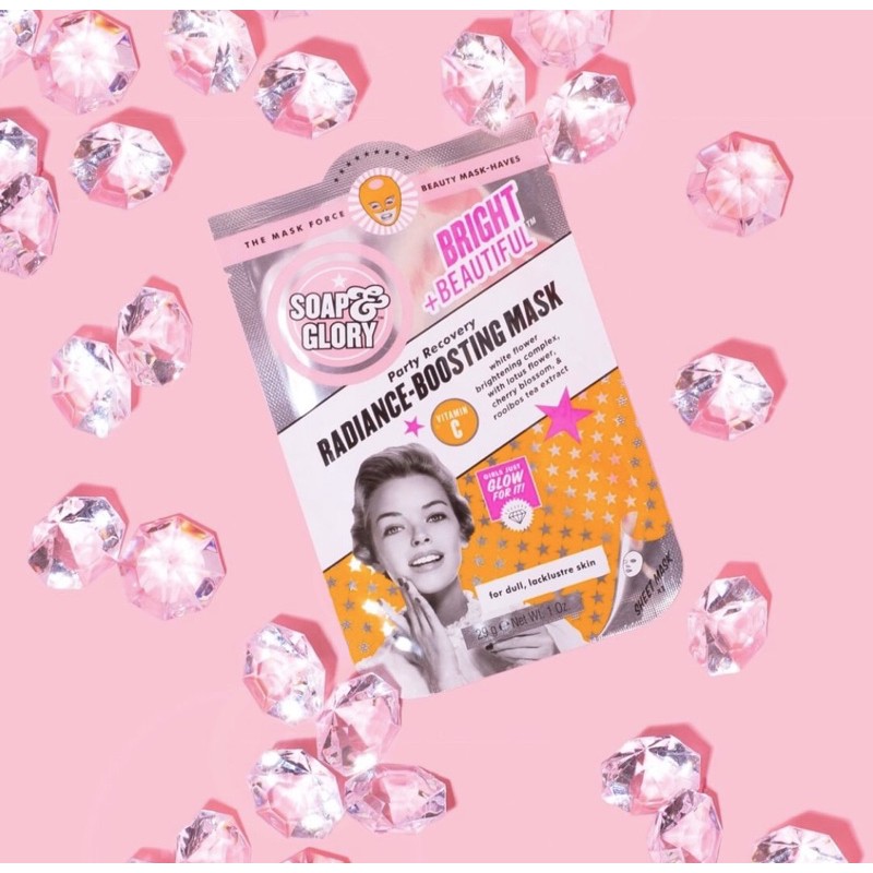 ILYSGAGE- BRIGHT BEAUTIFUL RADIANCE BOOSTING MAST- MẶT NẠ CỦA SOAP AND GLORY