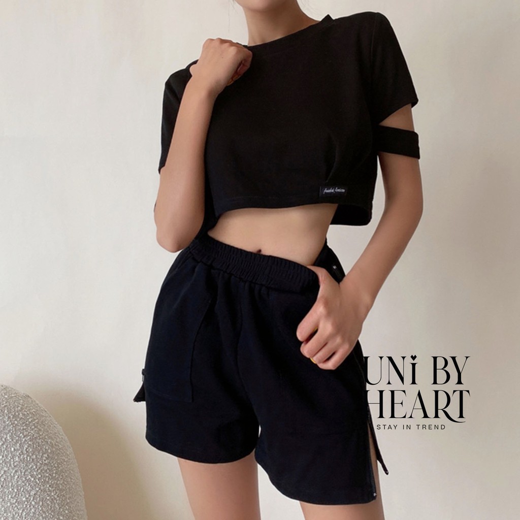 Bộ đồ thể thao nữ cotton Windy Set SET003 chất vải co giãn, thoáng mát, dễ phối đồ - Uni By Heart
