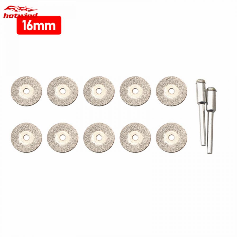Bộ 10 Đĩa Cắt Kim Cương 30mm Và 2 Lưỡi Khoan