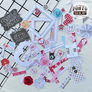 Die cut - hình cắt trang trí Scrapbook (Nhiều mẫu)