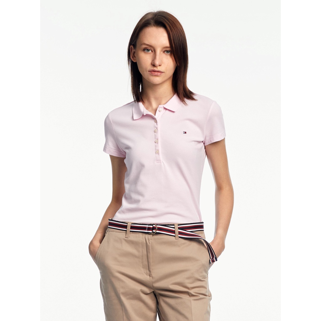 Áo Tommy nữ, dáng Polo - Size S - Auth