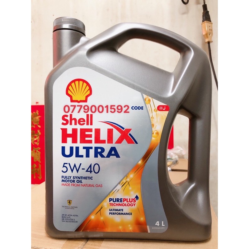 Nhớt Shell Helix Ultra 5W40 4L