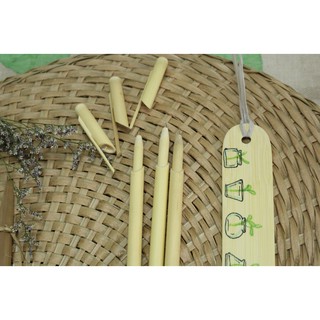 Bộ quà tặng 3 bút bi tre