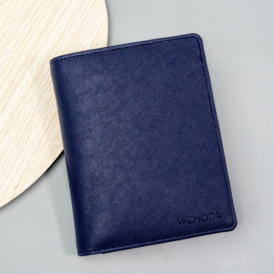 Ví Nam WEMODA dáng đứng chất da Saffiano bảo hành 24 tháng