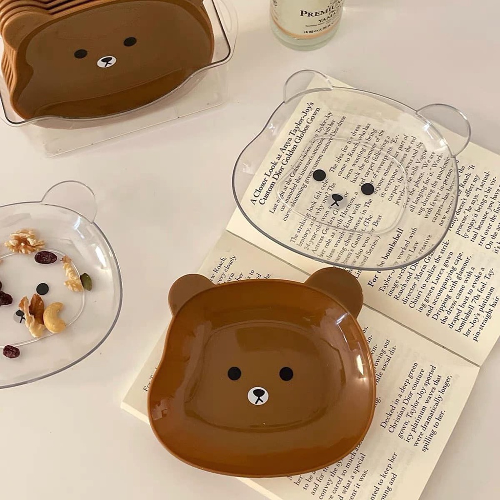 Đĩa Gấu Brown (8 dĩa + 1 khay)