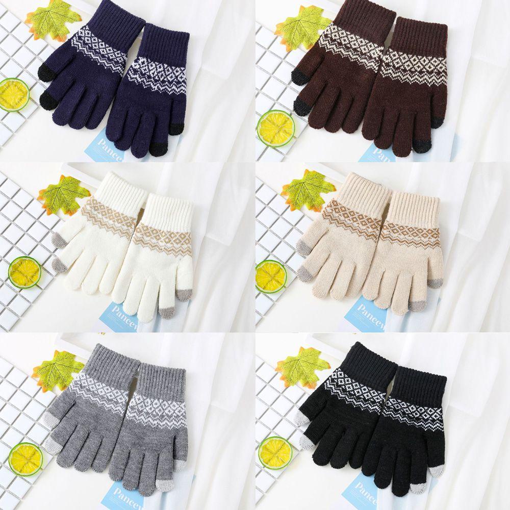 Găng Tay Len Cashmere Mềm Giữ Ấm Mùa Đông MIHAN1
