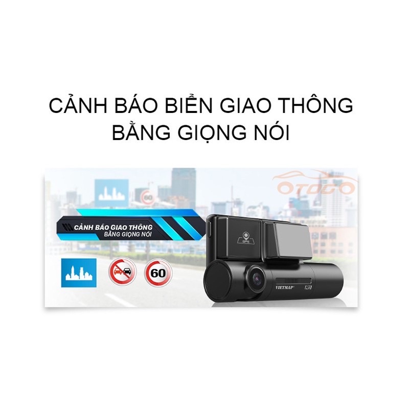 Camera Hành Trình VietMap R1 Chính Hãng , Ghi Hình Trước Và Trong Xe Cao Cấp , VIỆT MAP R1