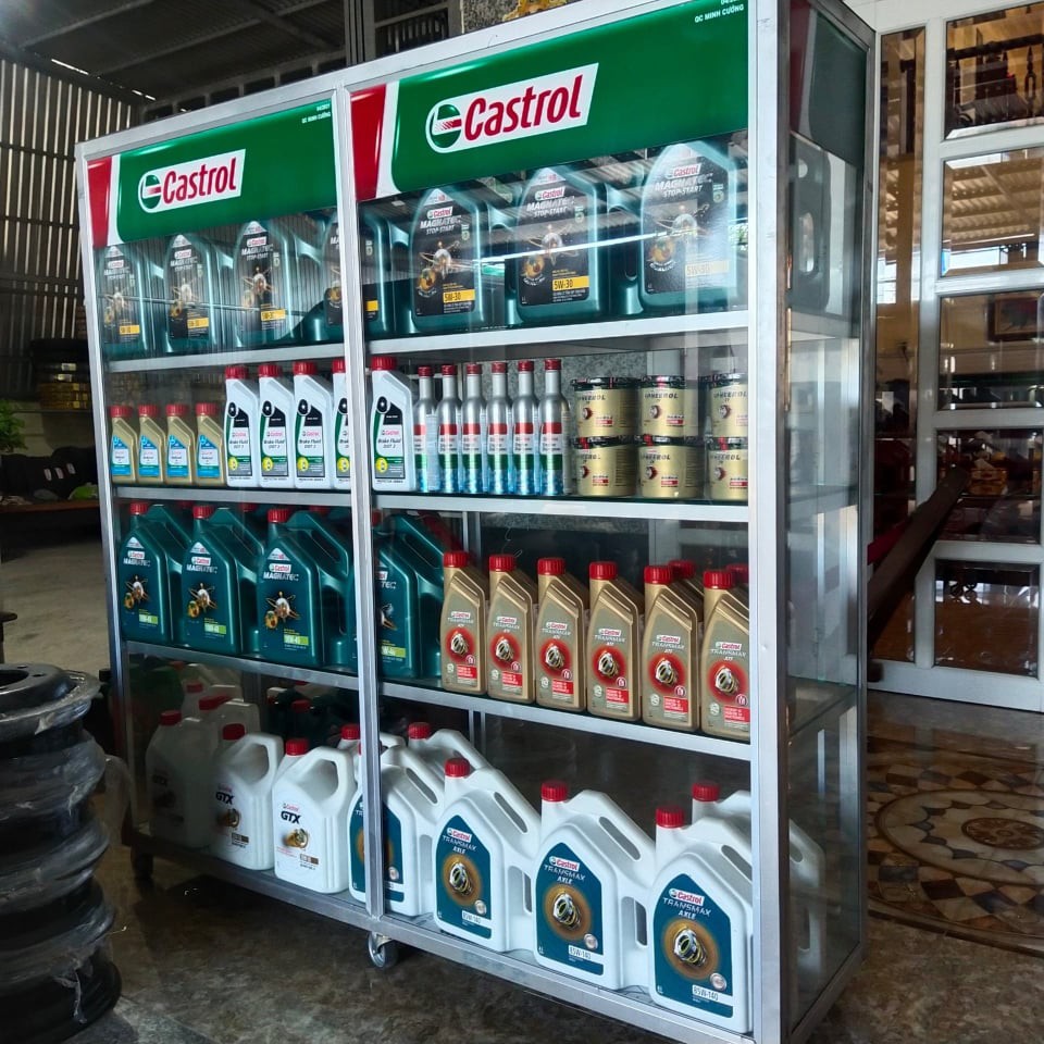 Nhớt xe ô tô cao cấp Castrol GTX 20W50" CHÍNH HÃNG " Can 4L  bảo vệ chống cặn bùn