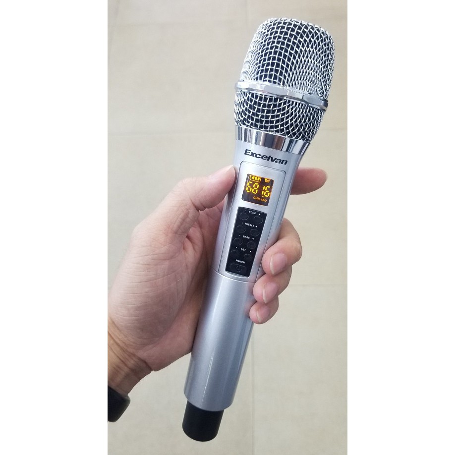 Mic Karaoke không dây Excelvan Z1 Pro và mic amber z1 pro