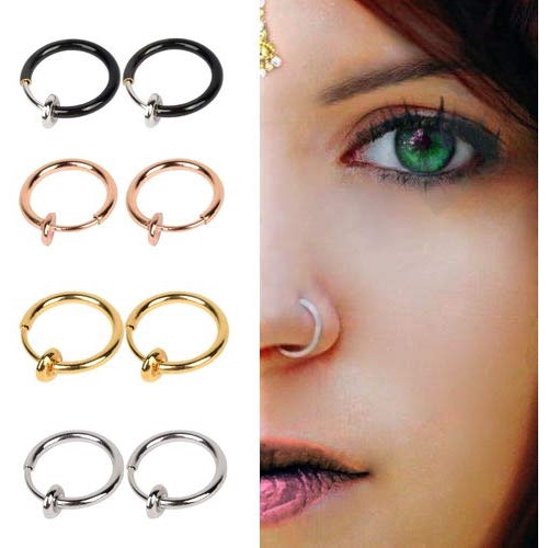 1 Khuyên Tai Tròn Phong Cách Hip Hop