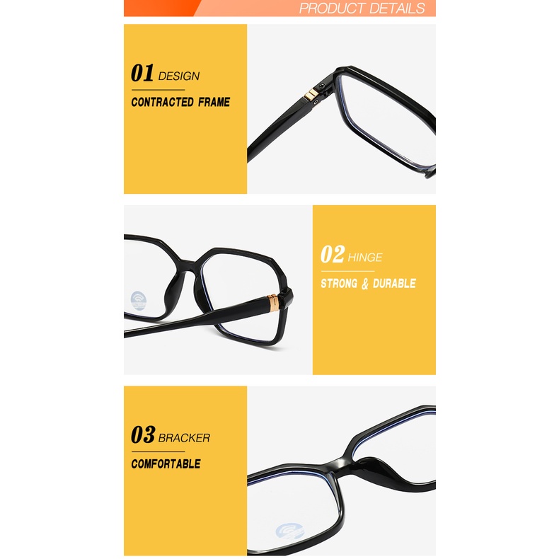 Mắt Kính Chống Bức Xạ Phong Cách Hàn Quốc Cho Nam Và Nữ