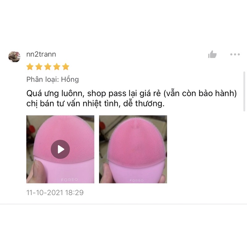 Máy Rửa Mặt F.OREO LUNA 3