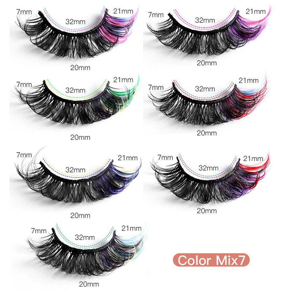 Set 7 Cặp Lông Mi Giả Cong Tự Nhiên