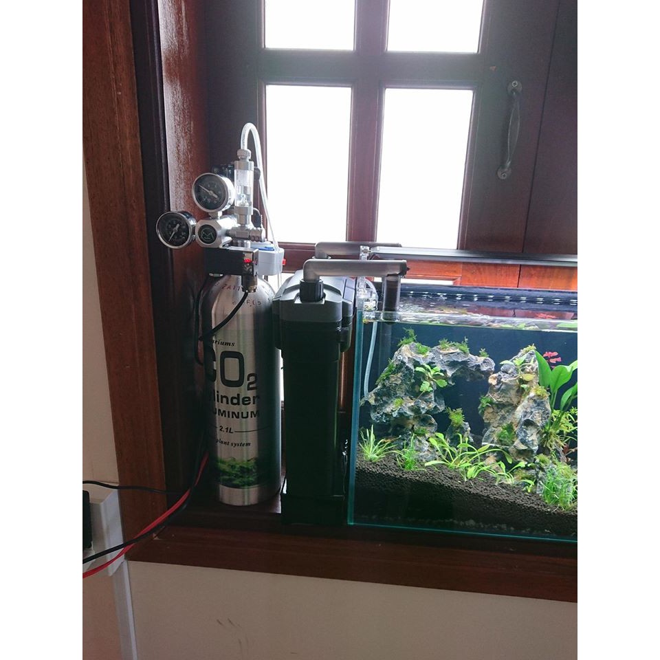 Bình nhôm 2l Japan + van điện mufan