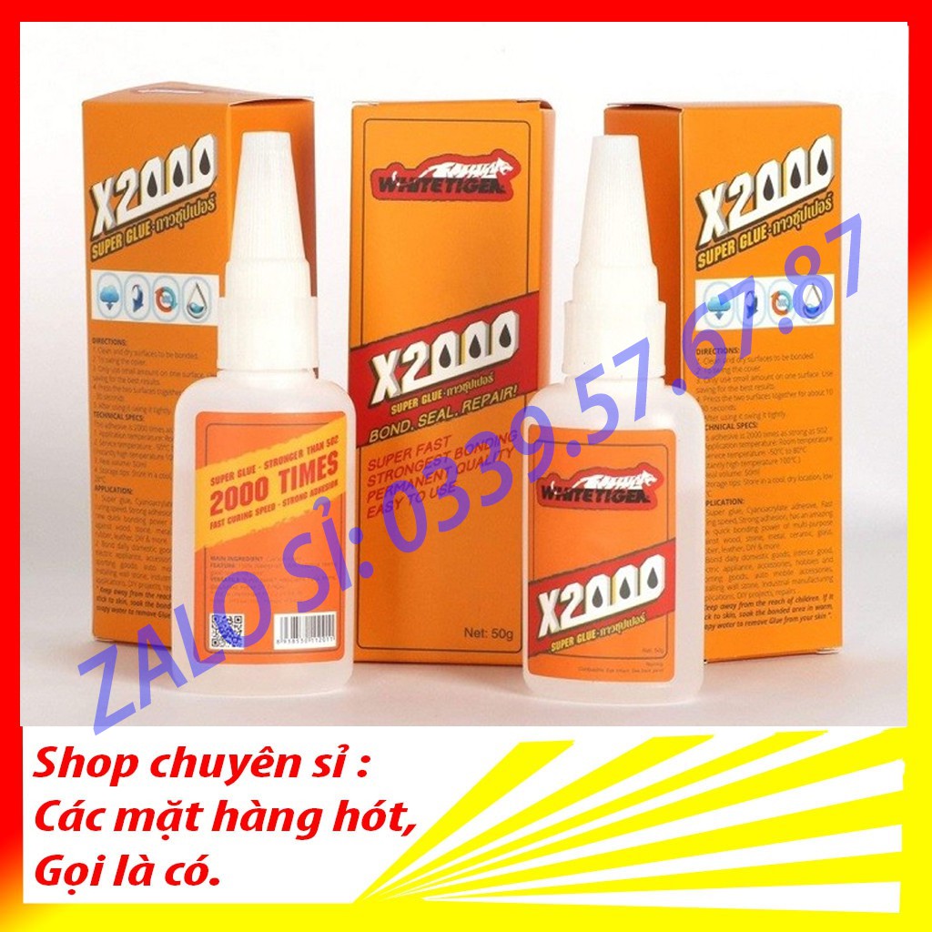 Keo dán đa năng X2000 dán tất cả các vật liệu trong nhà, dán tất cả các vật liệu bằng sắt, gỗ, thủy tinh, sành sứ