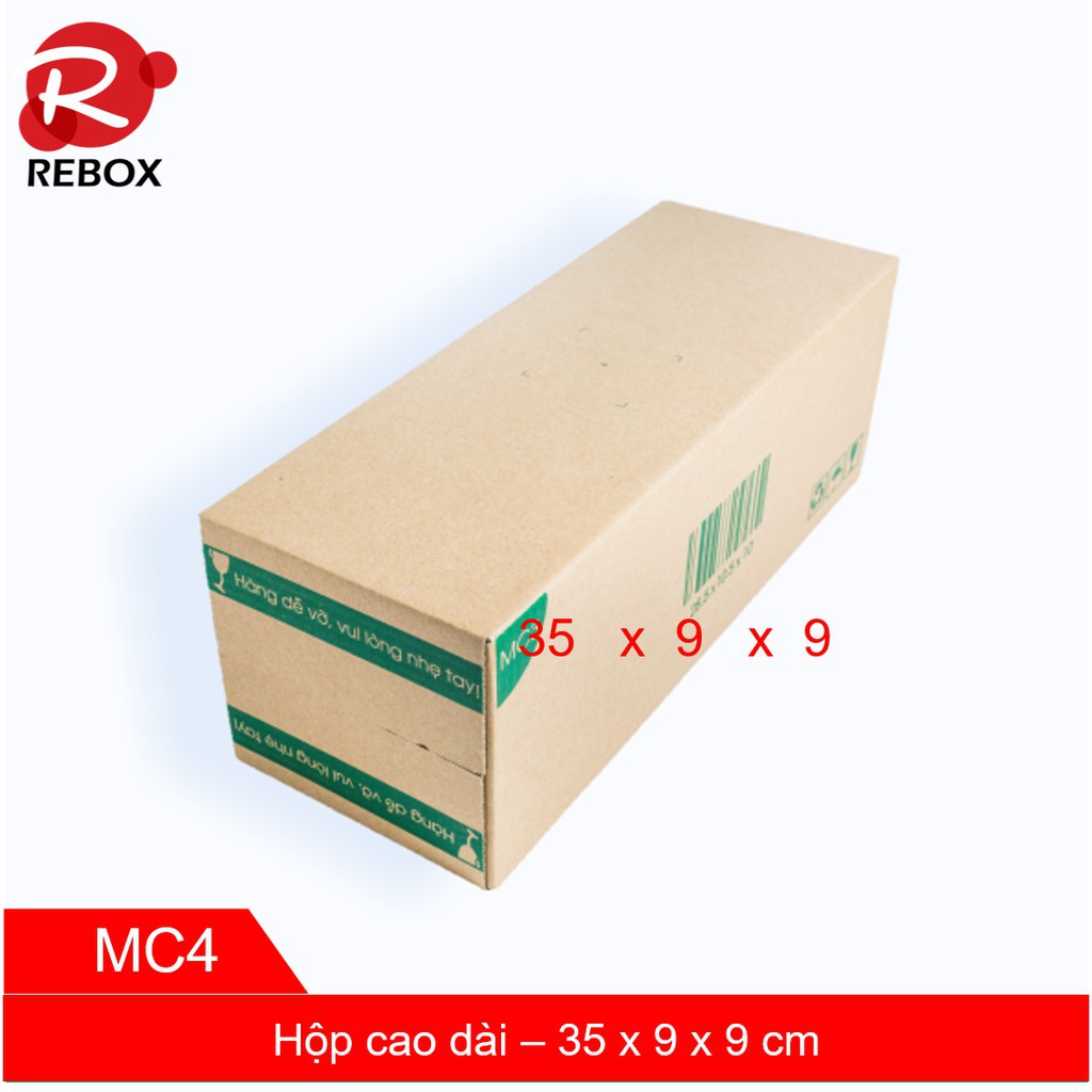 Hộp carton 35x9x9 - Combo 60 thùng hộp đóng hàng giá rẻ