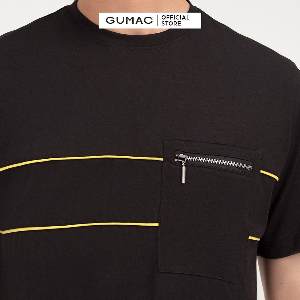 Áo thun nam túi phối khóa GUMAC chất Cotton nhiều màu, đủ size ATNB475 | BigBuy360 - bigbuy360.vn