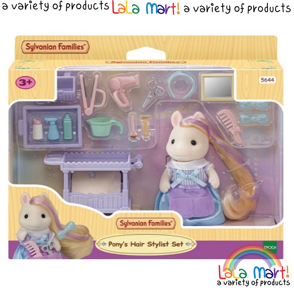 Sylvanian Family Sylvanian Bộ Tóc Tạo Kiểu Tóc Ngựa Sylvanian / Sylvanian / Hàn Quốc Giao Hàng Trực Tiếp