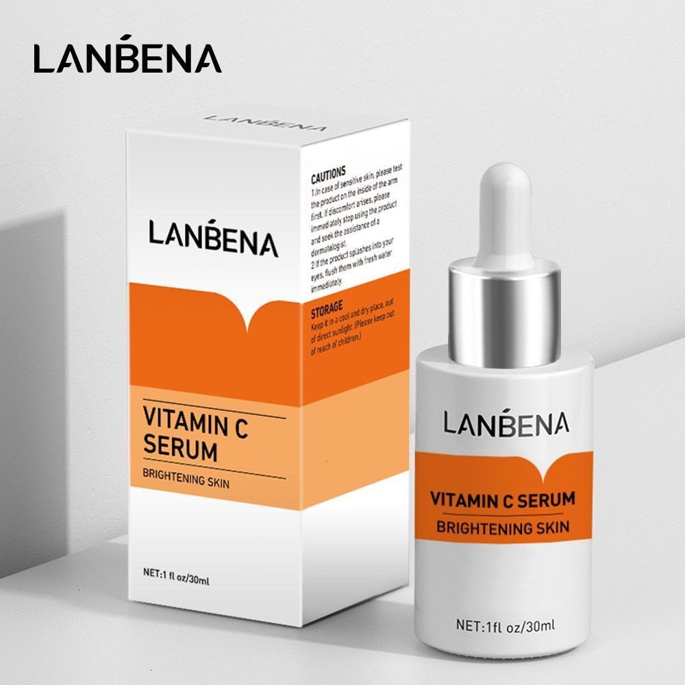 Serum Lanbena chiết xuất vitamin C làm trắng da dung tích 30ml