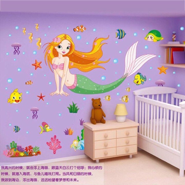 Decal trang trí tường cho bé