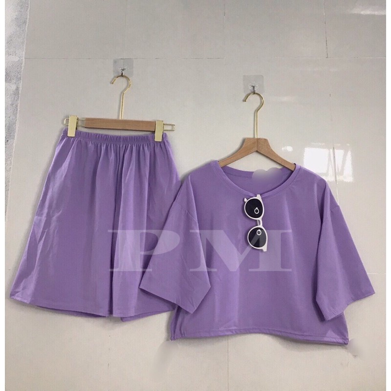 BỘ ĐÙI TRƠN CROPTOP