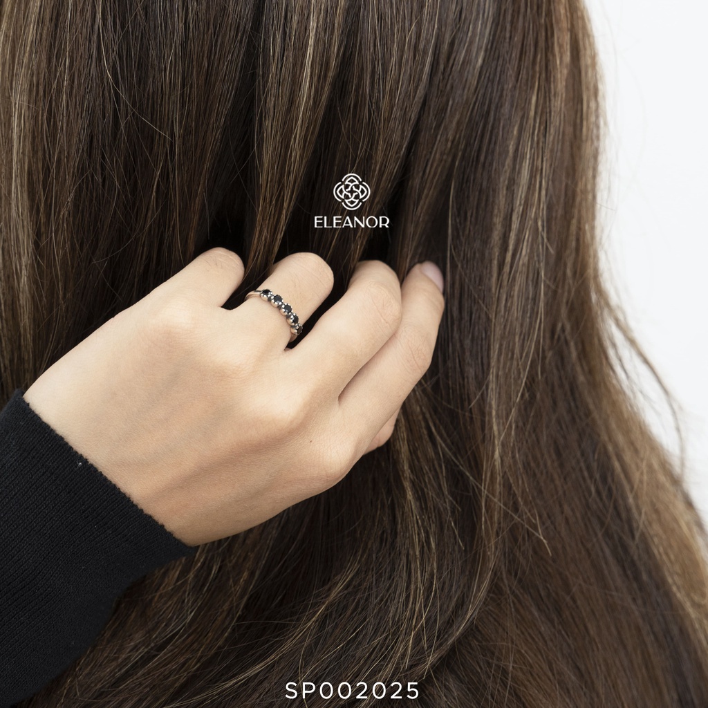 Nhẫn Bạc Eleanor Mạ Vàng 14k Đính Đá