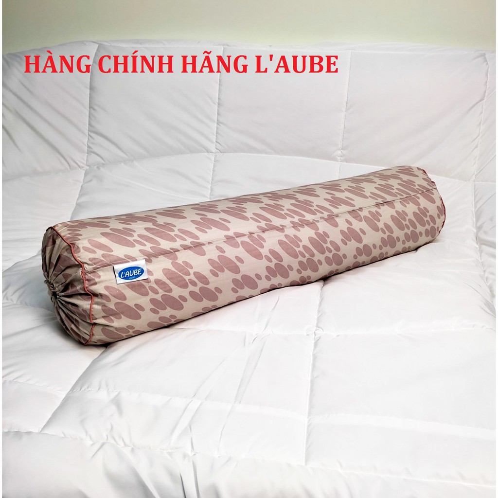 Vỏ gối áo gối ôm cotton 35x100cm chính hãng laube Nhật Bản mã 6265