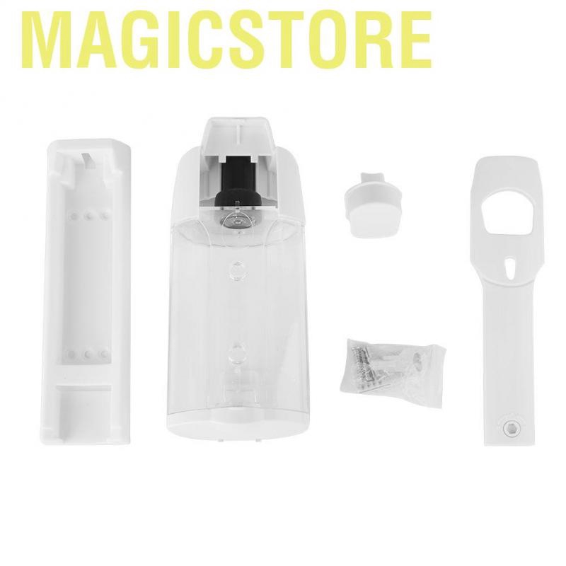 [Ready Stock] Magicstore 350ml Bathroom Hotel Wall Mounted Plastic Soap Liquid Shampoo Lotion Manual Dispenser