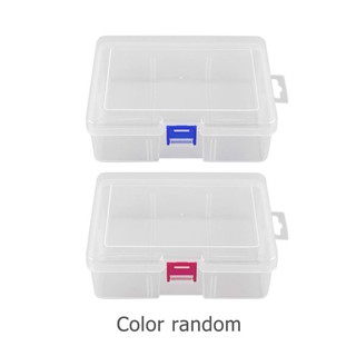 Plastic Rectangular Hardware Clear Tools Storage Jewelry Box-mat