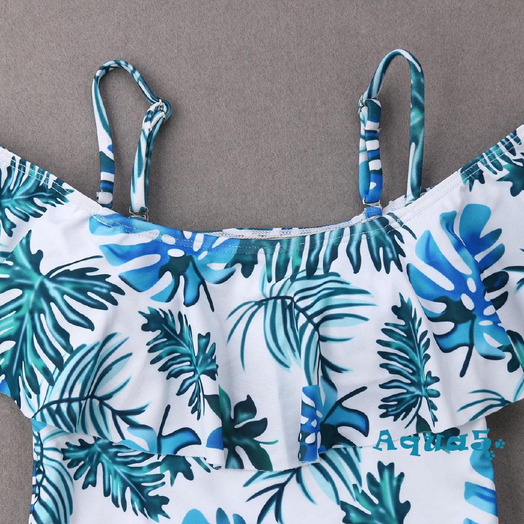 Set bikini hoa xinh xắn dành cho bé gái