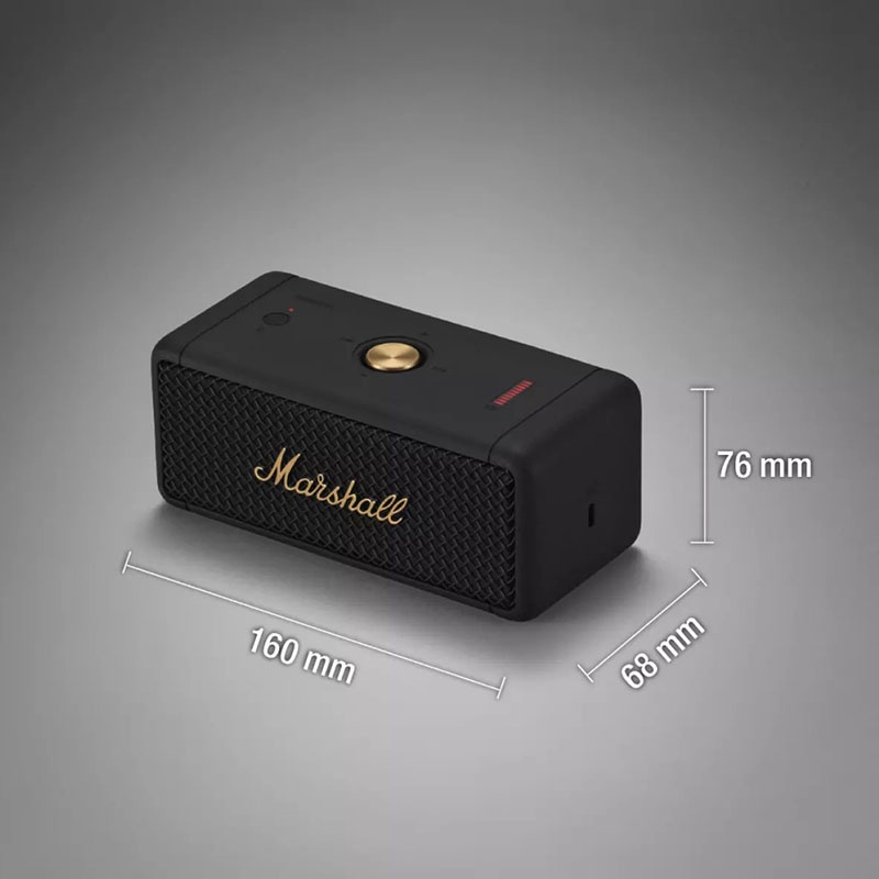 Loa Bluetooth Không Dây Marshall Emberton Âm Thanh Siêu Trầm Chống Nước