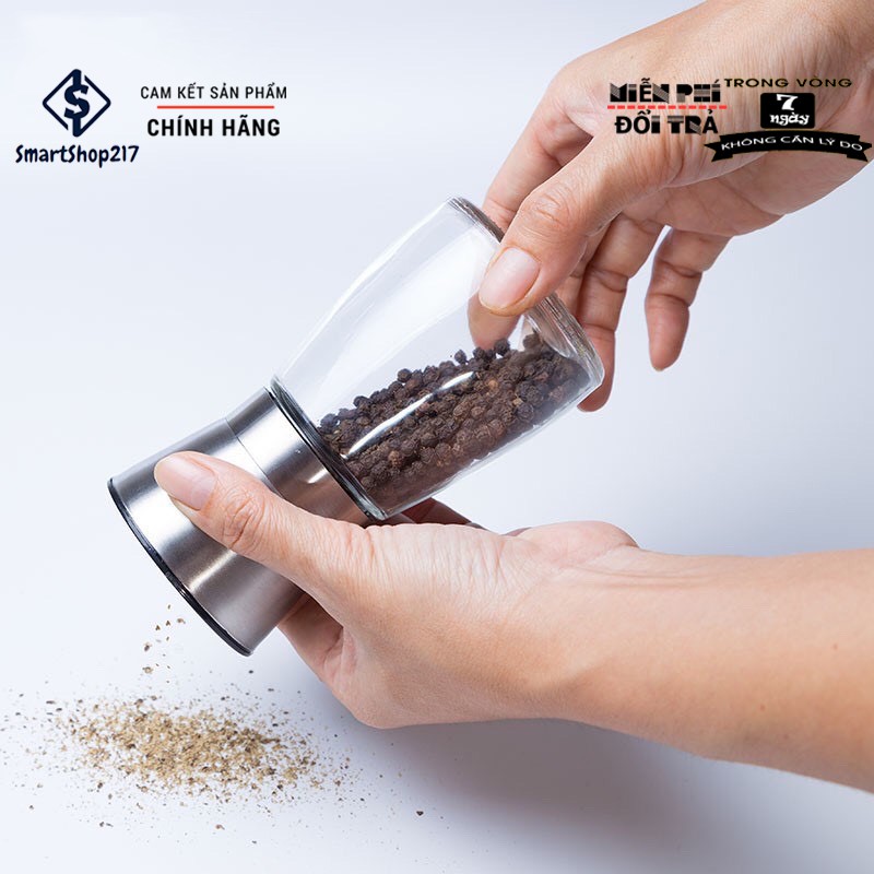 Lọ Xay Tiêu Cầm Tay INOX 304 Cao Cấp | BigBuy360 - bigbuy360.vn