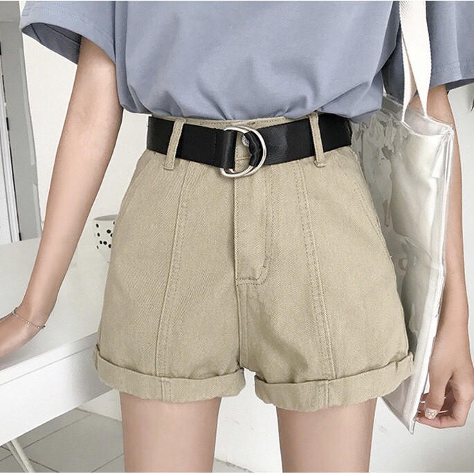 [Trợ giá] Quần Short Cạp Cao Ulzzang - Hàng có sẵn_C1