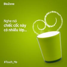 Cốc cách nhiệt 2 lớp BioZone 310ml CHỊU NHIỆT 100 ĐỘ