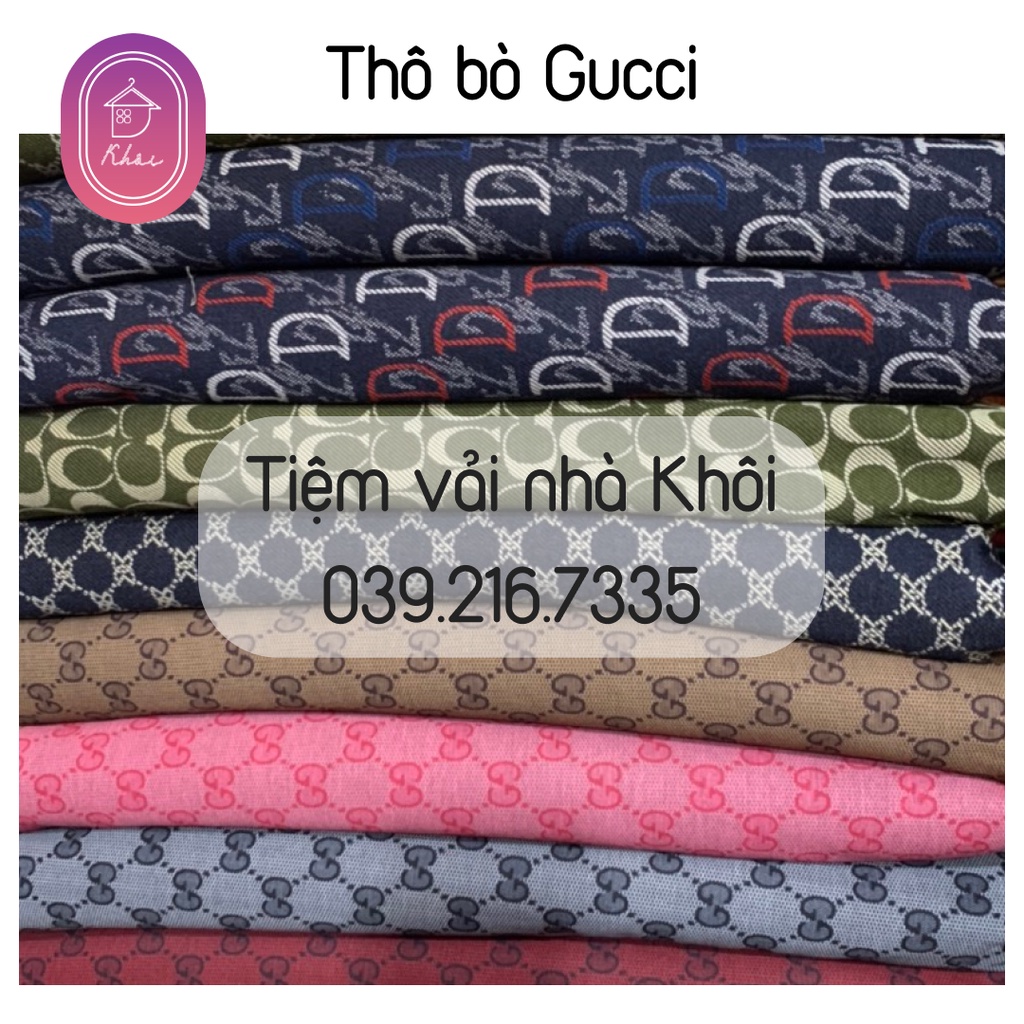 Vải thô bò Gucci trendy 2022 máy áo, áo dạng polo có cổ chất đẹp, thoáng mát