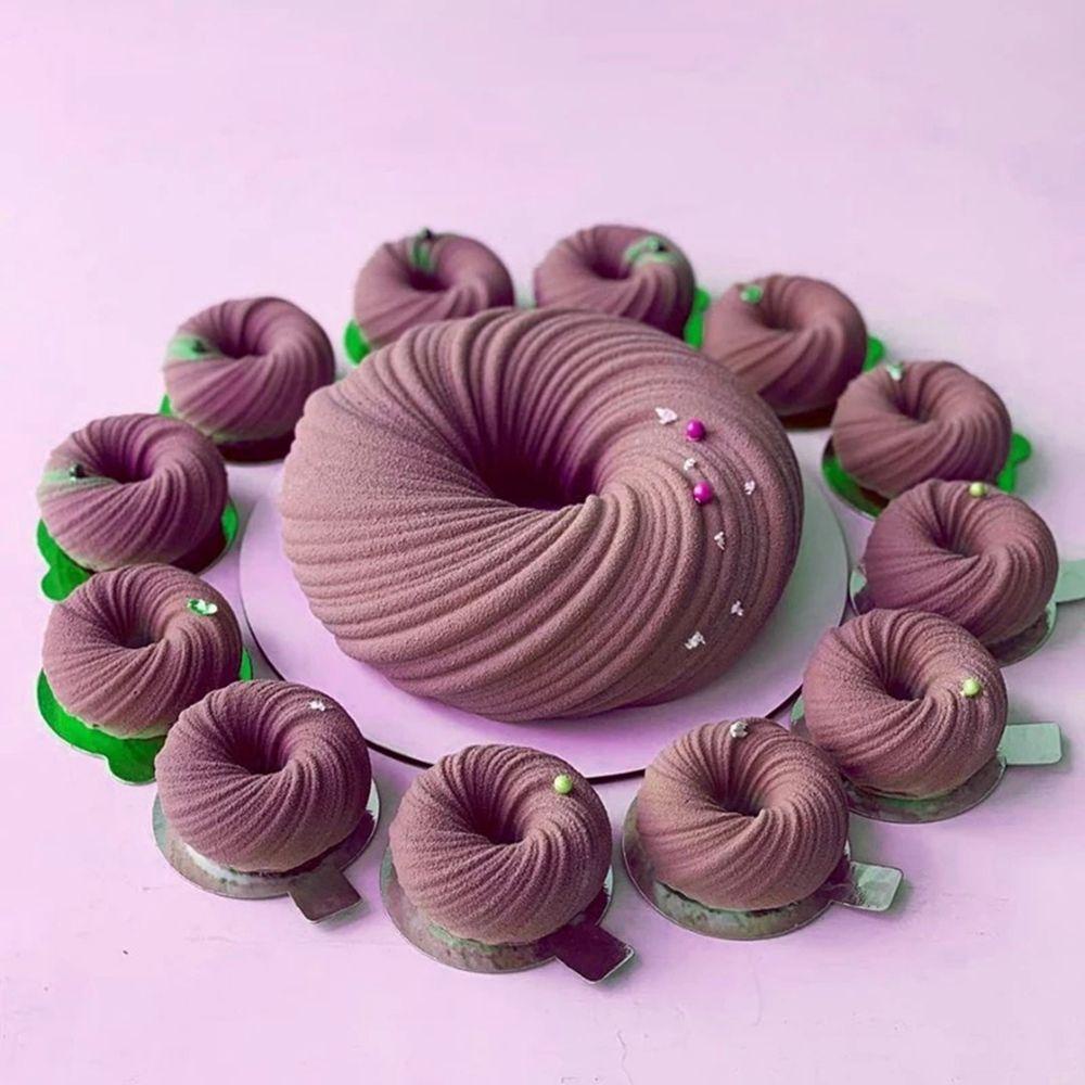 Khuôn Silicone Làm Bánh Donut DIY Tiện Dụng