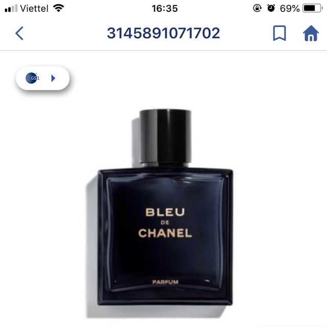 Nước hoa bleu chanel auth