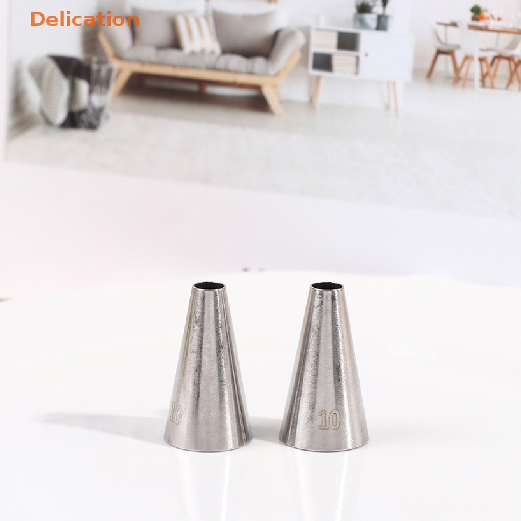 [Delication] #10 Đuôi Bắt Bông Kem Trang Trí Bánh Bằng Thép Không Gỉ