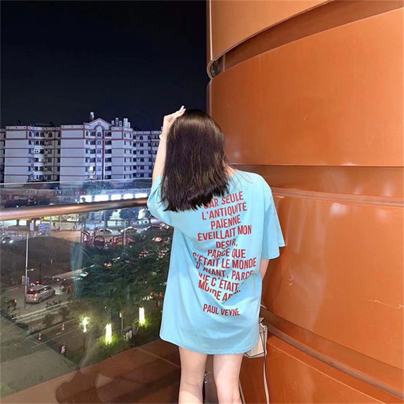 Áo Thun Tay Ngắn Cổ Tròn In Chữ logo Thời Trang Dành Cho Nam Và Nữ size S-5X